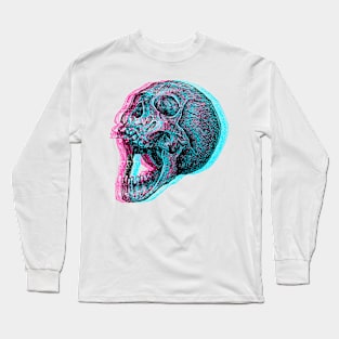 Joy Skull 3D! Long Sleeve T-Shirt